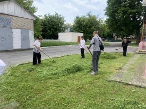 Благоустройство территории школы