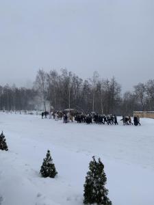 Митинг в честь 80-летия освобождения Мозырщины, военно-историческая реконструкция момента освобождения