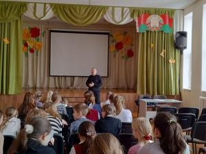 Встреча с председателем ОСВОД Ермаковец В.Н. "Меры безопасности на водоемах зимой. Оказание первой помощи лицам, терпящим бедствия на воде"
