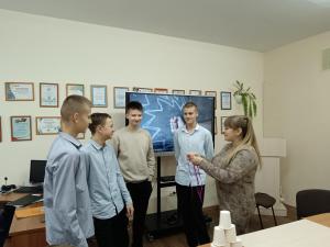 Круглый стол "Как предотвратить и преодолеть буллинг" с участием заведующего по ОД Мозырского СПЦ Процюк Т. Н.