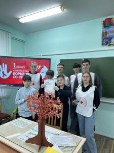 Квест-игра "Что я знаю о СПИДе" (работа волонтеров медколледжа)