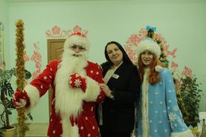 Торжественная новогодняя линейка. Новогодний экспресс