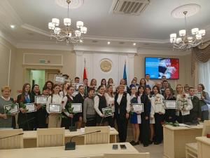 Участие в IX Пленуме Мозырского районного комитета ОО "БРСМ"
