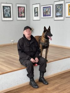 Встреча с кинологом В.Л. Володковичем и его питомцем Аргусом (8 "А" класс)