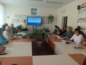 Встреча педагогического коллектива с депутатом Национального собрания Ковальковой О. М.,тема встречи "Изменения в законодательстве Беларуси в 2025 году"