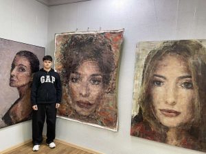 Посещение выставки молодого мозырского художника Николая Утекайло «Эклектика»