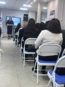 Посещение активистами БСЖ нашей школы информационной площадки в Республиканском Доме БСЖ