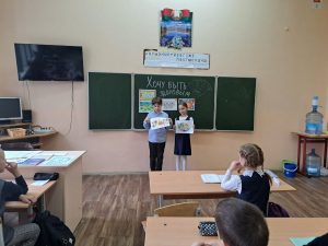 Классный час "Хочу быть здоровым" (2А)