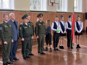 Участие в военно-патриотическом смотре-конкурсе «Равнение на Флаг»